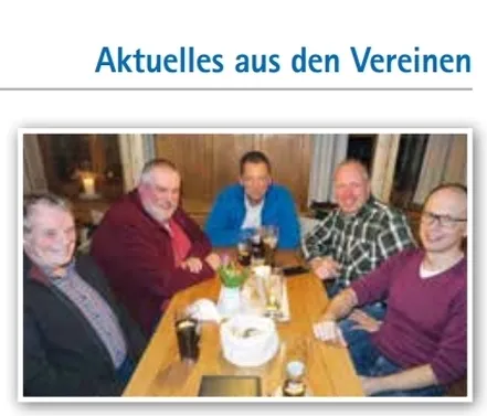 Ein Teil der Spartenleitung Bogen